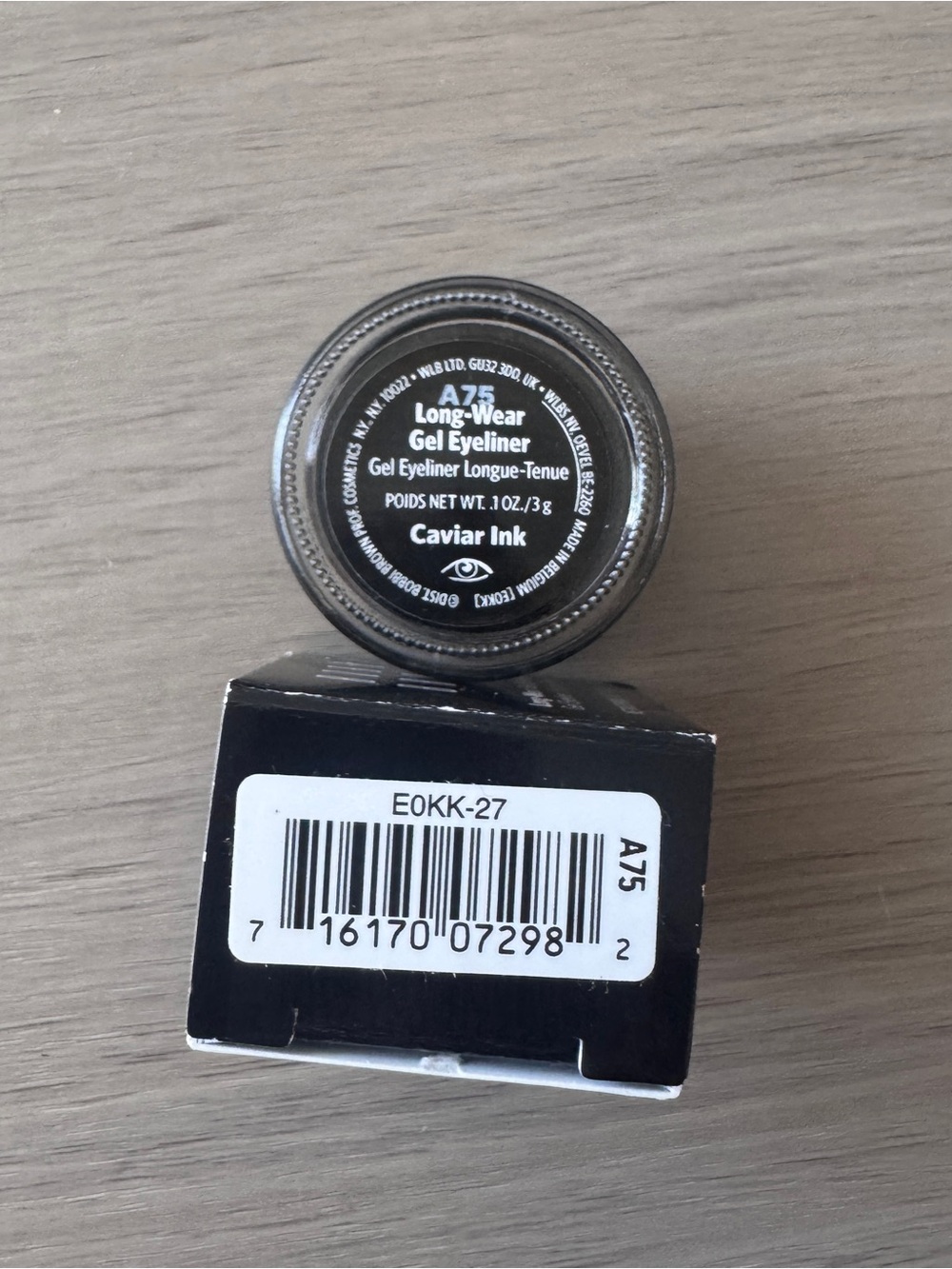 Bobbi Brown Long-Wear Gel Eyeliner #27 Caviar Ink NIB - Picture 4 of 4
